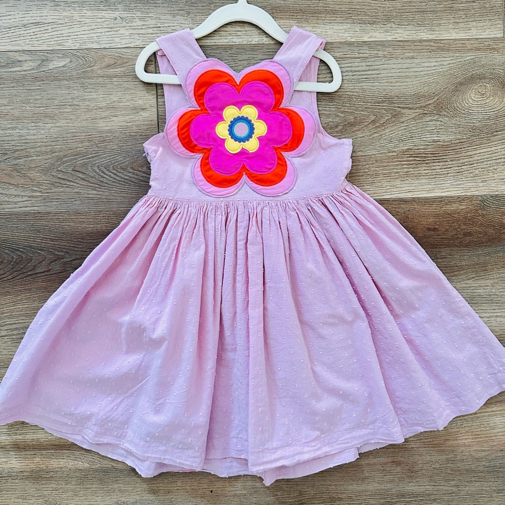 Mini Boden Pink Floral Kids Dress